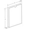 Azar Displays Clear Acrylic Block Sign Holder Frame 5in x 7in, Top Load, 2PK 104557-2PK - alternate 2